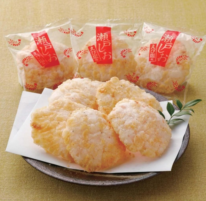 PREORDER Befco Seto Shio Puffed Shrimp Crackers