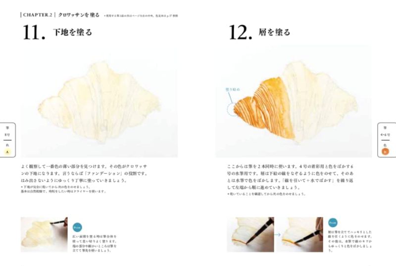 PREORDER Let's Draw Croissants! Bread Illustration & Drawing Techniques