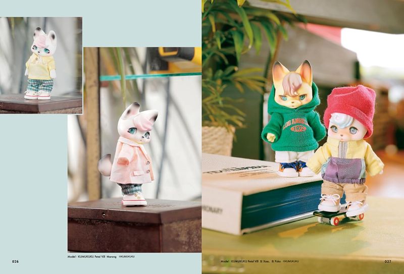 PREORDER 1/12 Scale Male Doll Clothes Book: 24 Designs, 92 Everyday Real Clothes