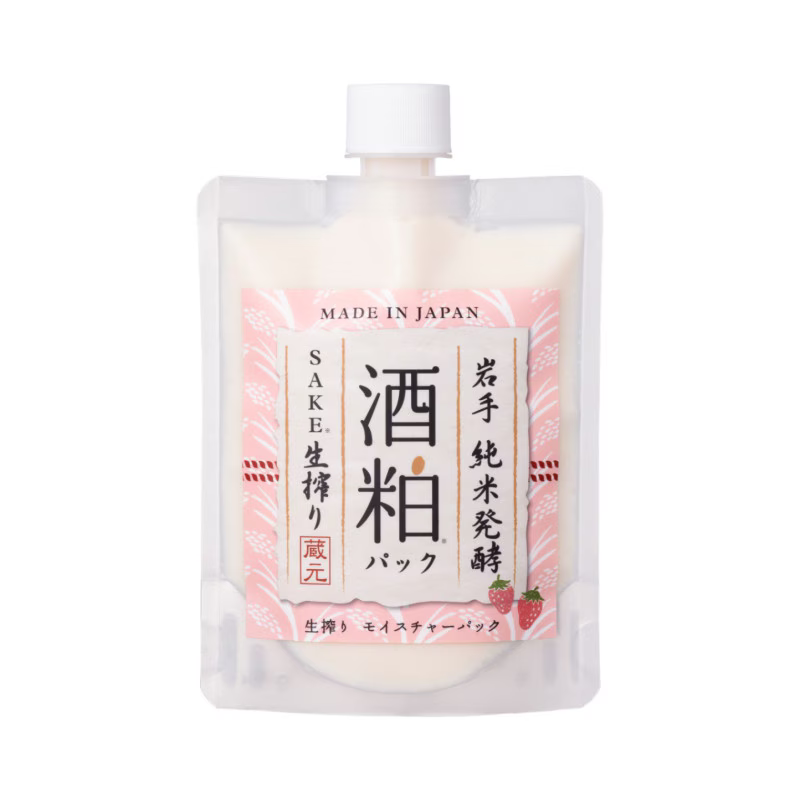 SAKEKASU Sake Lees Strawberry Pack Mask