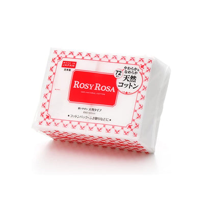 ROSYROSA Large Cotton Pads – 72 Sheets