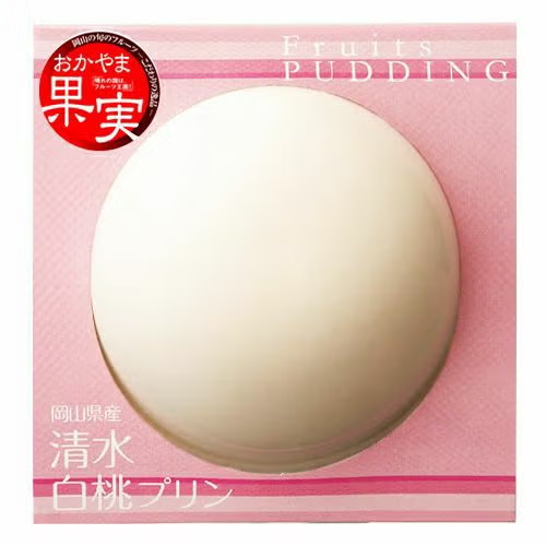 Okayama Shimizu White Peach Pudding