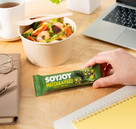 Otsuka SOYJOY Matcha & Yuzu Soybean Bar – 30g