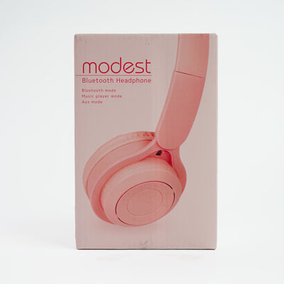 modest6 Bluetooth Headphones (Coral Pink)