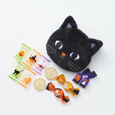 Morozoff Meet 'n Treat Black Halloween Pouch with Candy