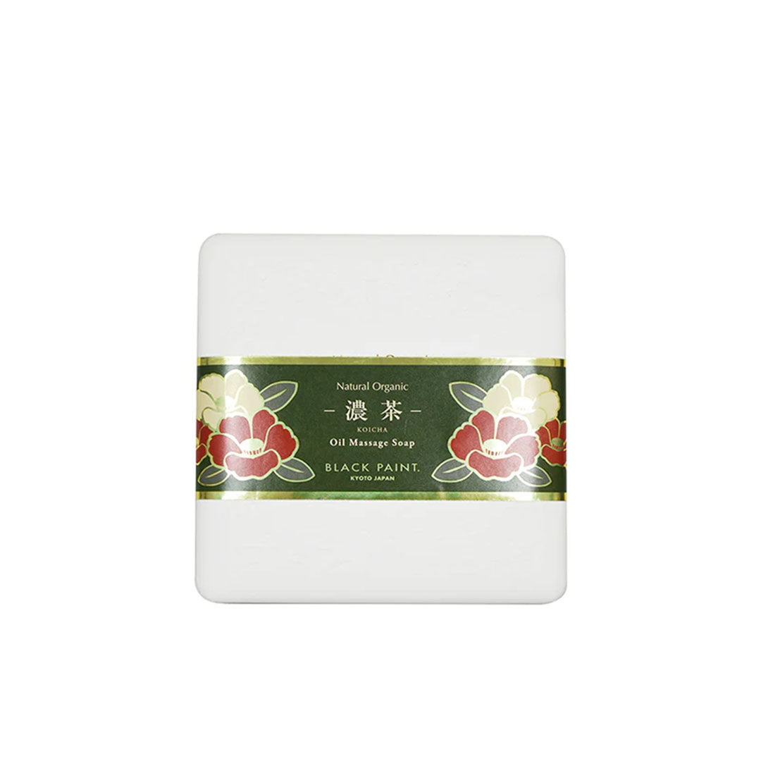 BLACK PAINT Natural Organic Koicha Oil Massage Soap