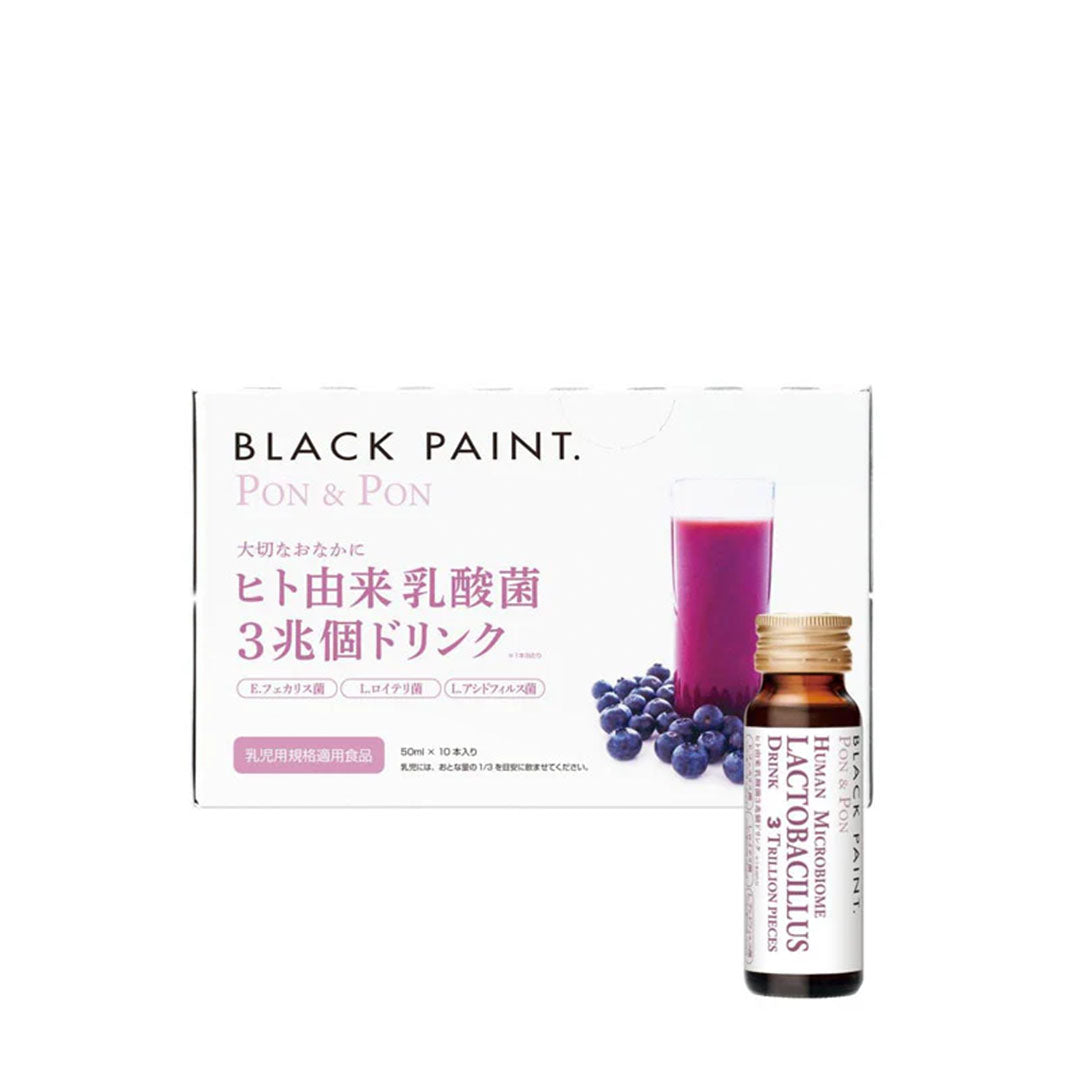 BLACK PAINT Pon & Pon Human Microbiome Lactobacillus Drink