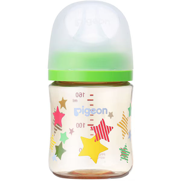 Pigeon SofTouch Nursing Bottle PPSU 160ml – Classic / Bear / Tree / Flower / Bird / Star