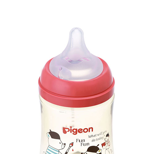 Pigeon SofTouch Nursing Bottle PPSU 160ml – Classic / Bear / Tree / Flower / Bird / Star
