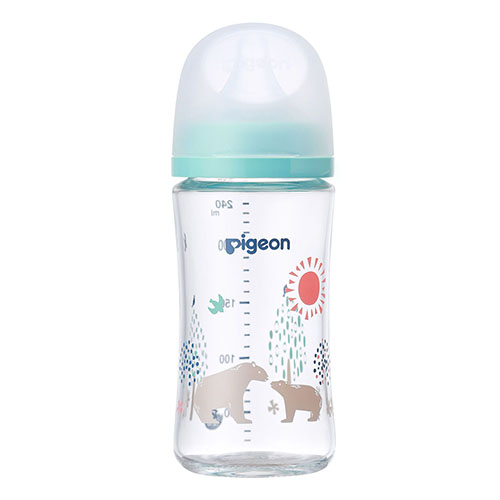 PIGEON Heat-resistant Feeding Bottle (Medium/3 months+)