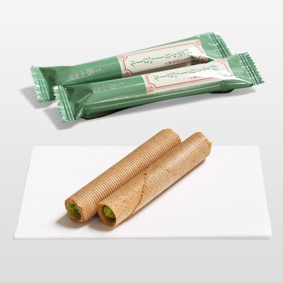 丸久小山园抹茶奶油卷饼干 10枚