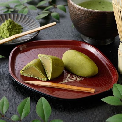 Souzen Kyoto Bunrokuan Matcha Sweet Potato Manju (4 Pieces) (Best Before 2026/7/1)