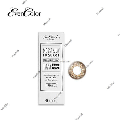 EverColor Daily Disposable LuQuage 14.5mm 직경 컬러 콘택트 렌즈 10개