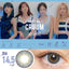 CRUUM Daily Disposable 14.5 mm Diameter Color Contact Lenses 10 sets