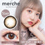 merche Daily Disposable Cinnamon Latte 14.5 mm Diameter Color Contact Lenses 10 pcs