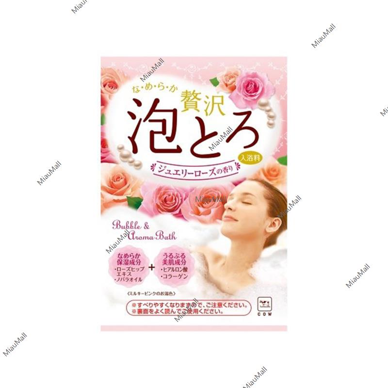 Cow Brand Soap Bath-Monogatari Luxurious Foam Bath Powder