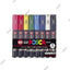 Uni MITSUBISHI PENCIL Posca Ultra-Thin 8-Color Water Marker Set