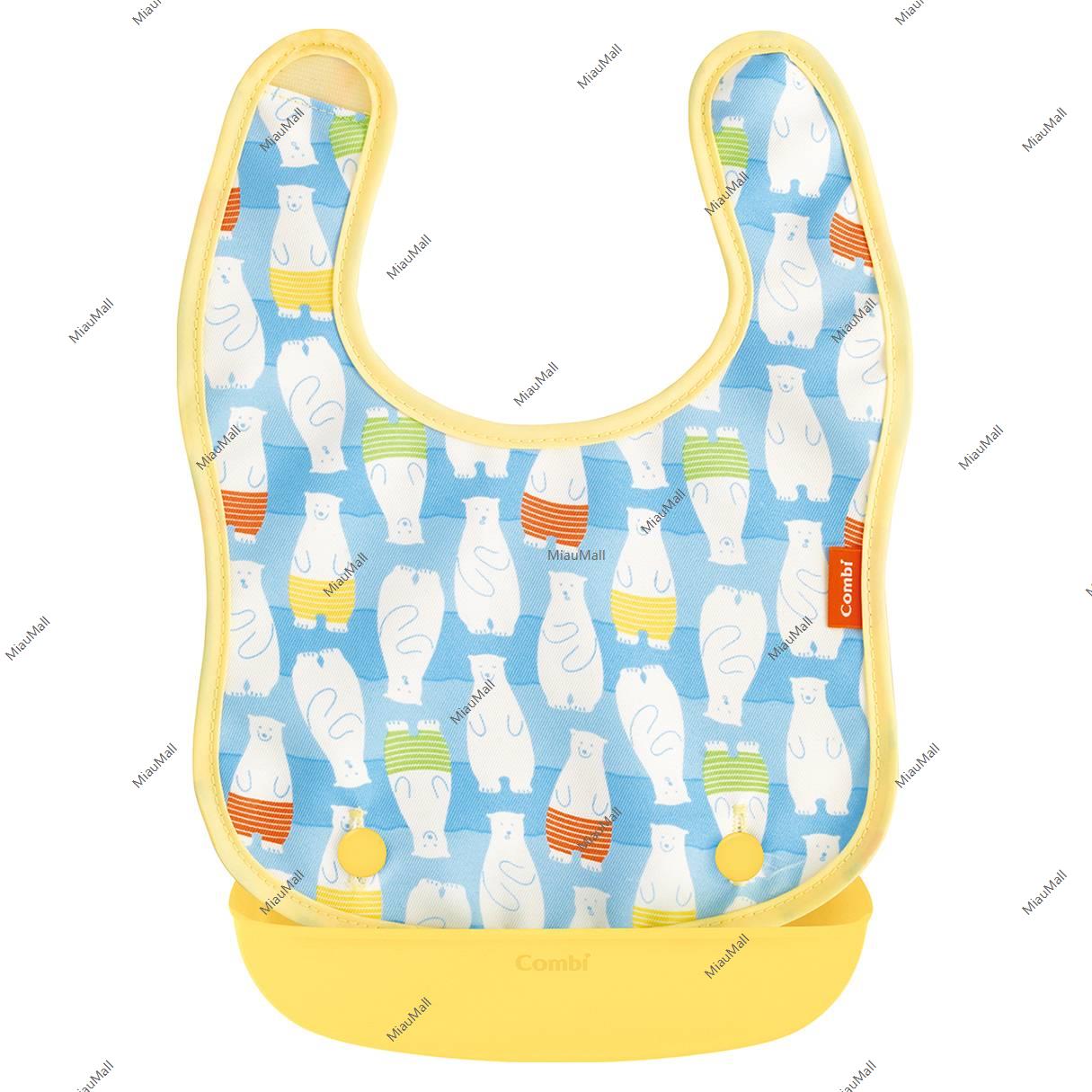 콤비 베이비 라벨 오일 방지 앞치마