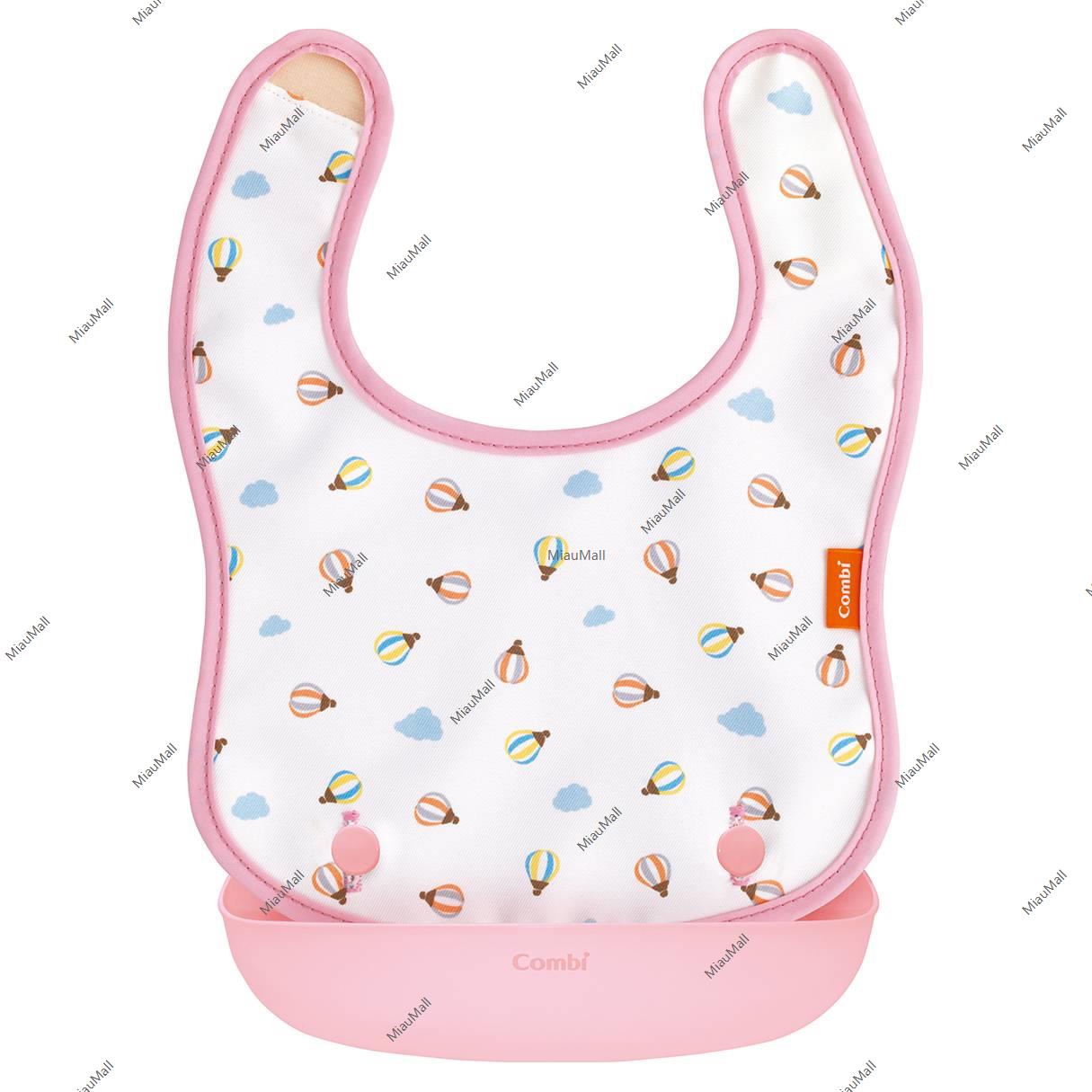 콤비 베이비 라벨 오일 방지 앞치마