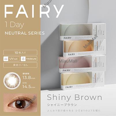 FAIRY 일일 일회용 14.5mm 직경 컬러 콘택트 렌즈 10개 세트