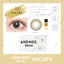 AND MEE Monthly Disposable Hazel Color Contact Lenses