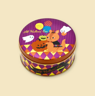 Kobe Fugetsudo Hallow's Eve Mini Gaufres - Squirrel Tin