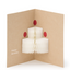 MUJI Christmas Wishes Honeycomb Paper Message Card