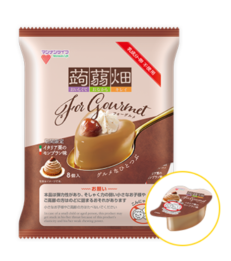 Mannanlife Konjac Field Konjac Jelly (Pudding/Mont Blanc)