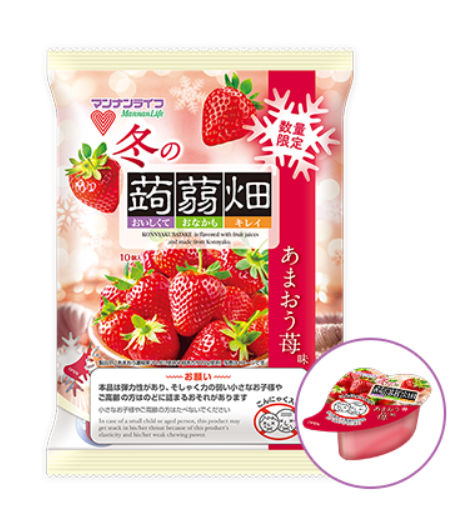 Mannanlife Konjac Field Konjac Jelly (Strawberry/White Peach/Coffee)