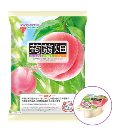 Mannanlife Konjac Field Konjac Jelly (Strawberry/White Peach/Coffee)