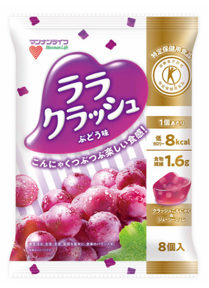 Mannanlife Konjac Field Konjac Jelly (Grape/Almond Milk)