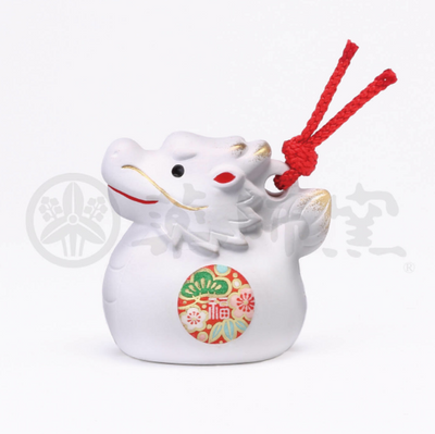 Yakushigama Lucky Dragon Ceramic Keychain