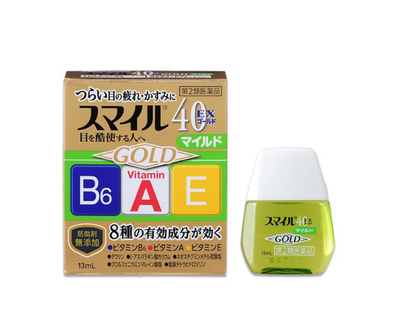 LION Smile 40 Ex Gold Cool Max Eye Drops
