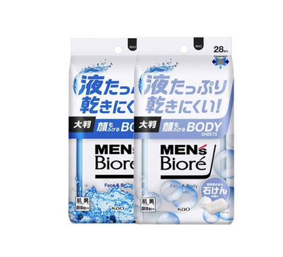 KAO Men's Bioré Ultra-Cool Body Sheets
