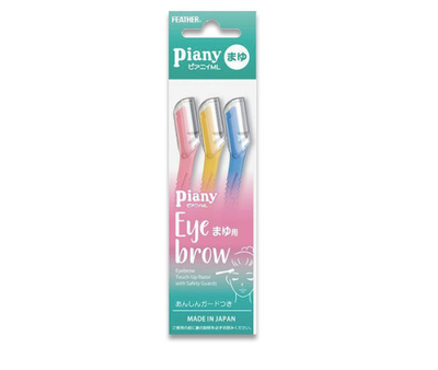 Feather Eyebrow Safety Razors (Set of 3)