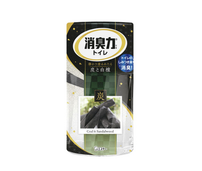 ST 厕所除臭剂空气清新剂/木炭和檀香香味