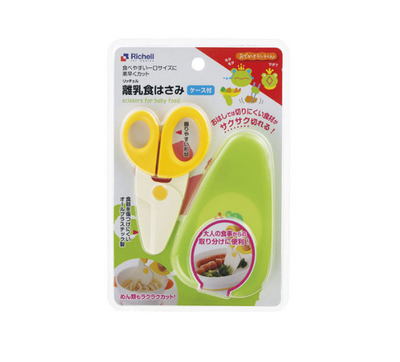Richell Odekake Lunch-kun Weaning Scissors with Case