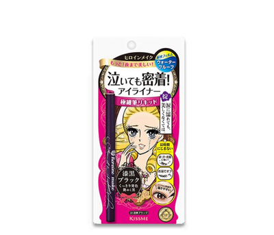 KISS ME Heroine Make Smooth Liquid Eyeliner Super Keep 01 Dark Black