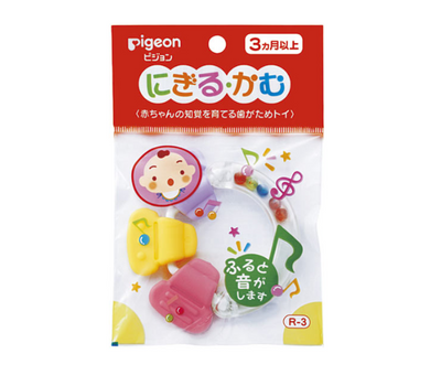 PIGEON Squeeze and Teethe R3 Teether Toy