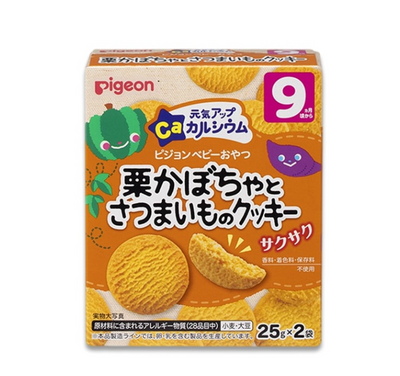 PIGEON 强化钙栗子、南瓜、红薯饼干