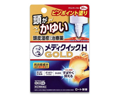 Rohto Mentholatum Mediquick H Gold Anti-Itch Ointment for Scalp