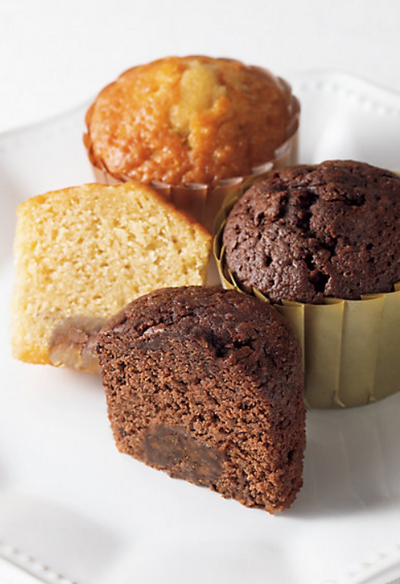 BOUL'MICH Truffe Marron Pair - Chestnut and Chocolate Muffin Assortment