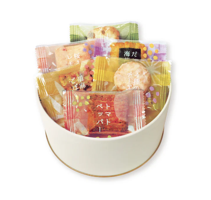 Chuoken Senbei Year of the Horse Tin (21 Pieces)
