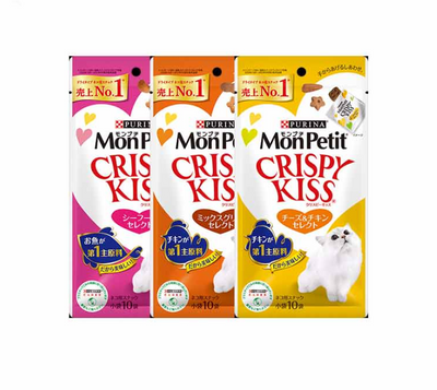 MonPetit Crispy Kiss Seafood Select Cat Treats