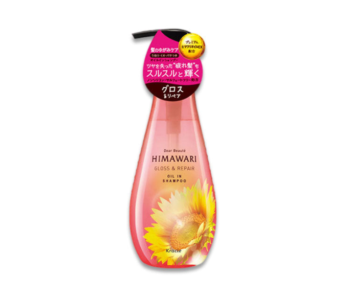 KRACIE Dear Beauté HIMAWARI Sunflower Oil-in Gloss & Repair Shampoo