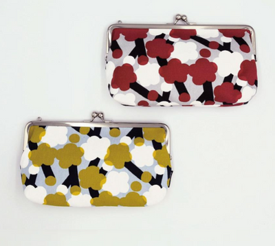 Fuwa Market "Happy Pattern" Hand-dyed Cotton Canvas Continental Wallet