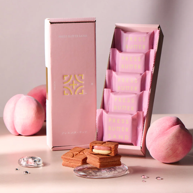PREORDER PRESS BUTTER SAND Cream Sandwich Cookies (5 Pieces) (Assorted Flavors Available)