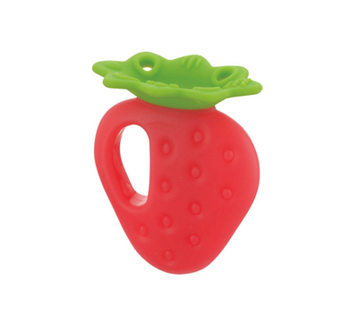Richell Silicone Strawberry Teether