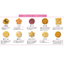Shikibunosato Genji Arare 10 Tales of Uji Small Rice Cracker Assortment (16 pouches)