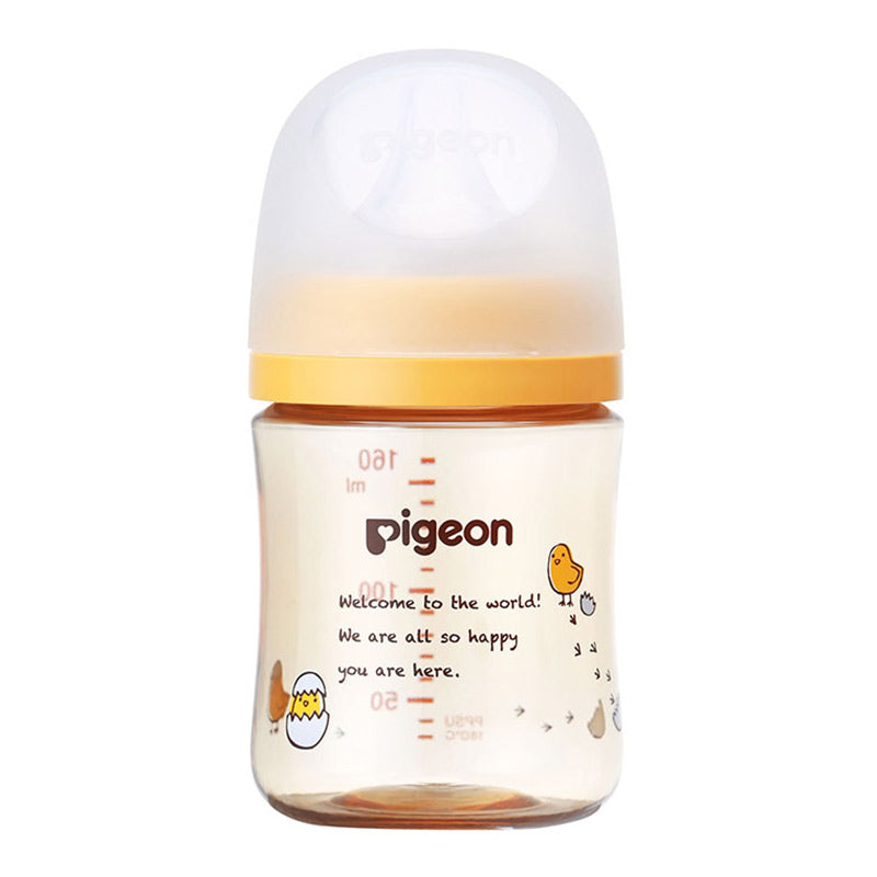 Pigeon SofTouch Nursing Bottle PPSU 160ml – Classic / Bear / Tree / Flower / Bird / Star